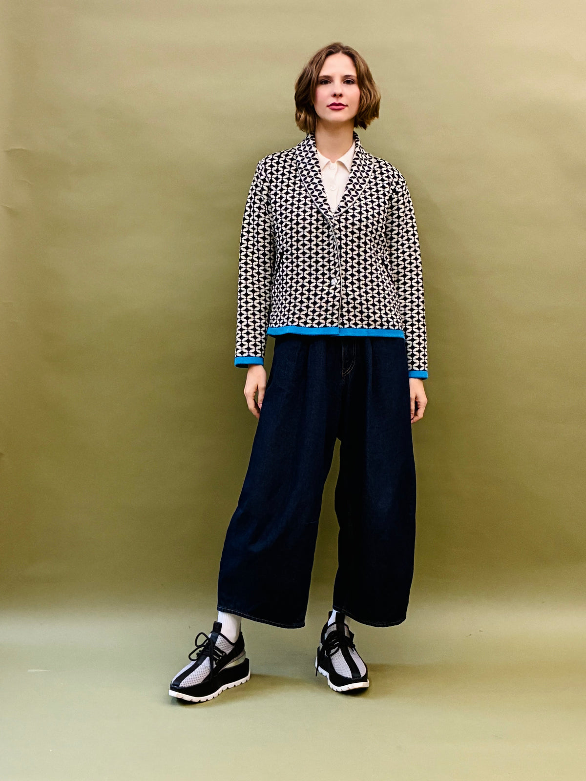 Tile Short Coat