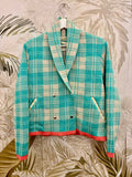 Checkered Short Coat