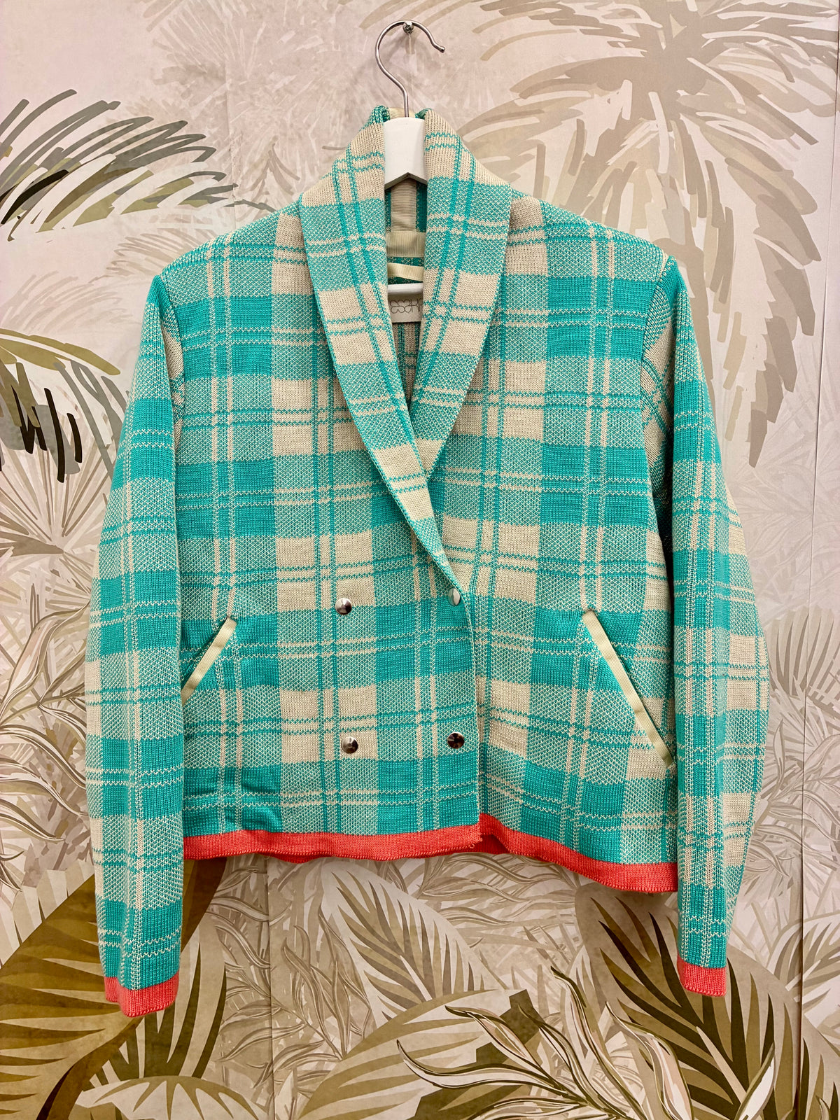 Checkered Short Coat