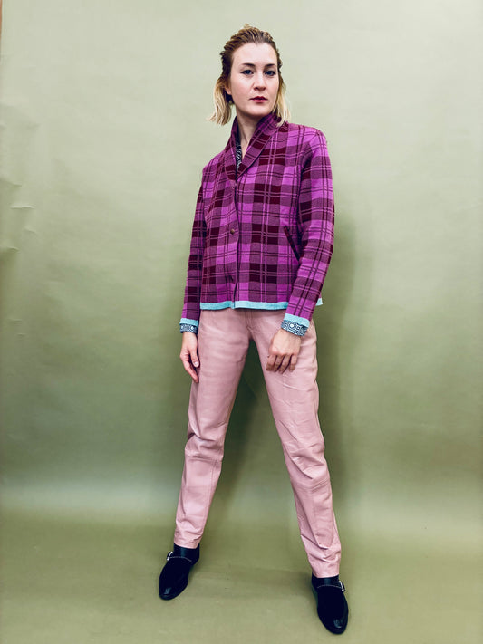 Checkered Short Coat