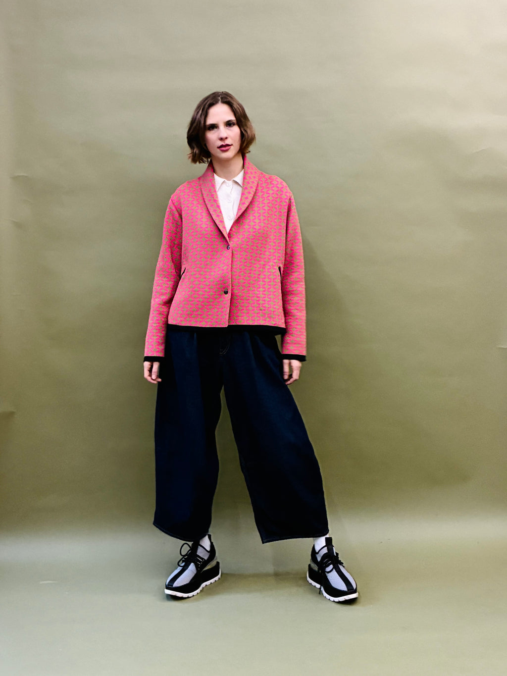 Tile Short Coat
