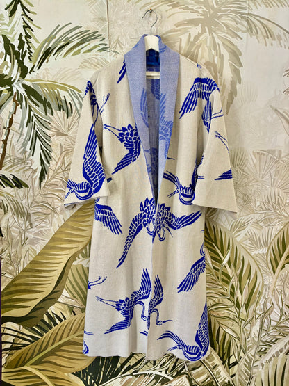 Crane Kimono Coat