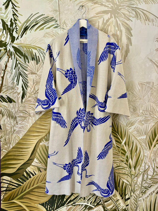 Crane Kimono Coat