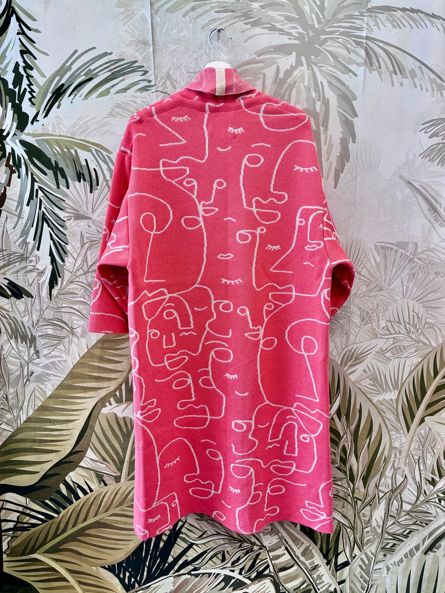 Faces Kimono Coat