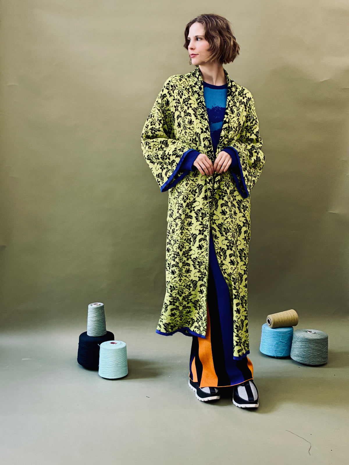 Baroque Kimono Coat