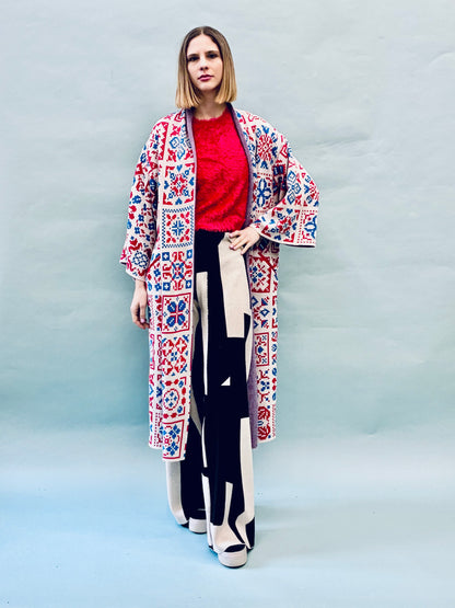 Folk Kimono Coat