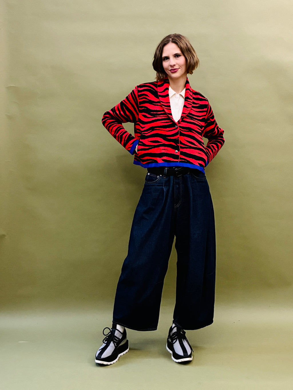 Tiger Crop Coat