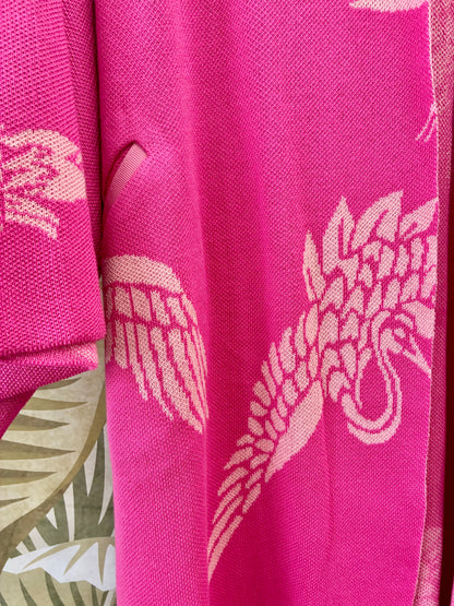 Crane Kimono Coat