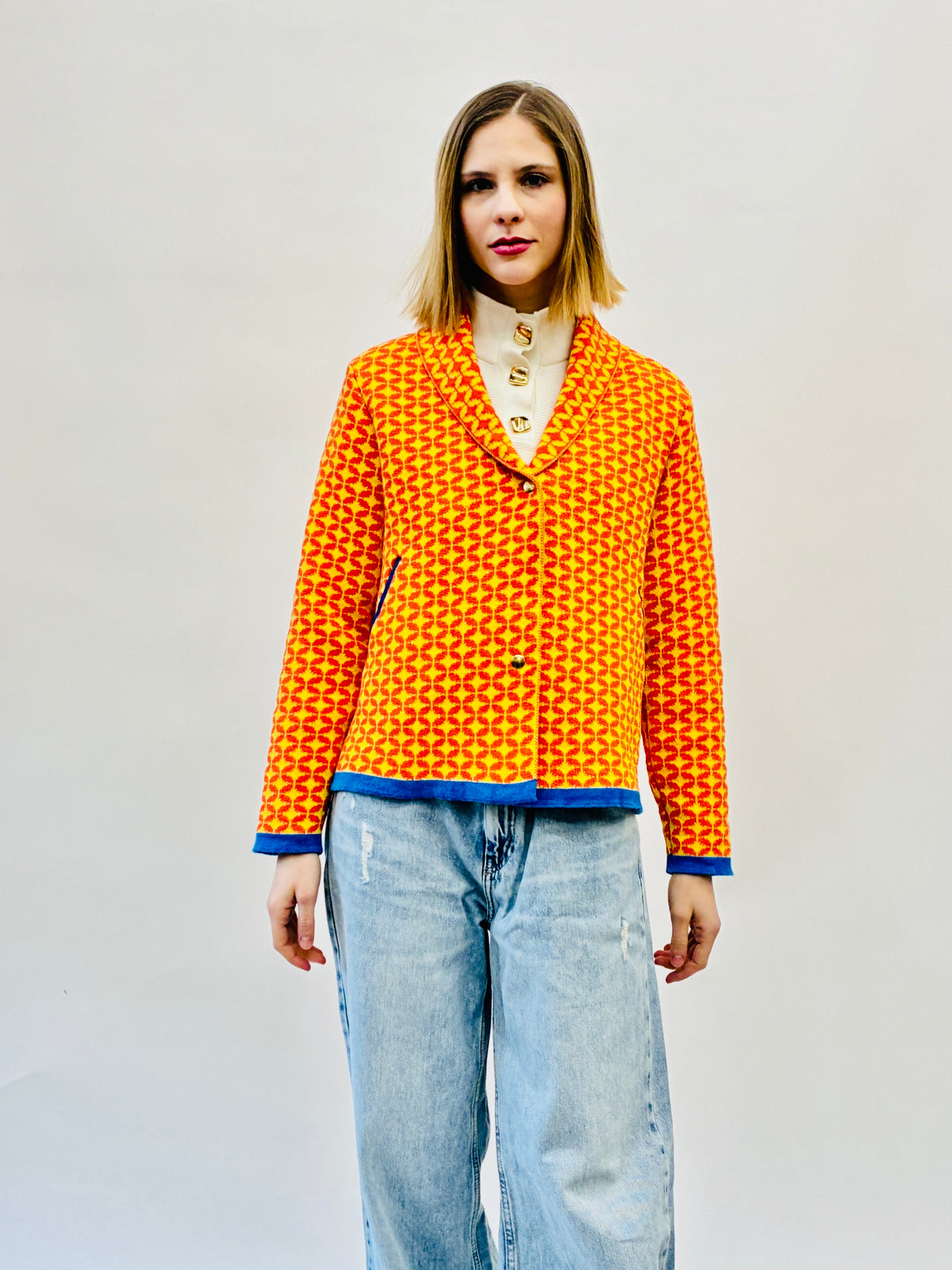 Tile Short Coat