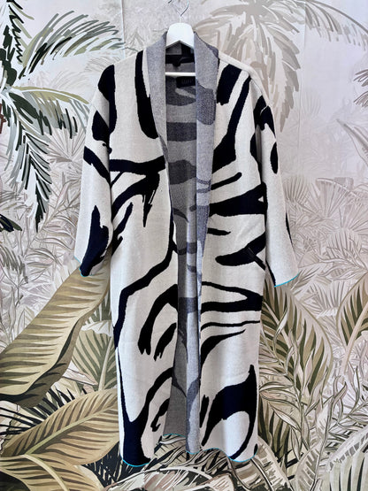 Brush Kimono Coat