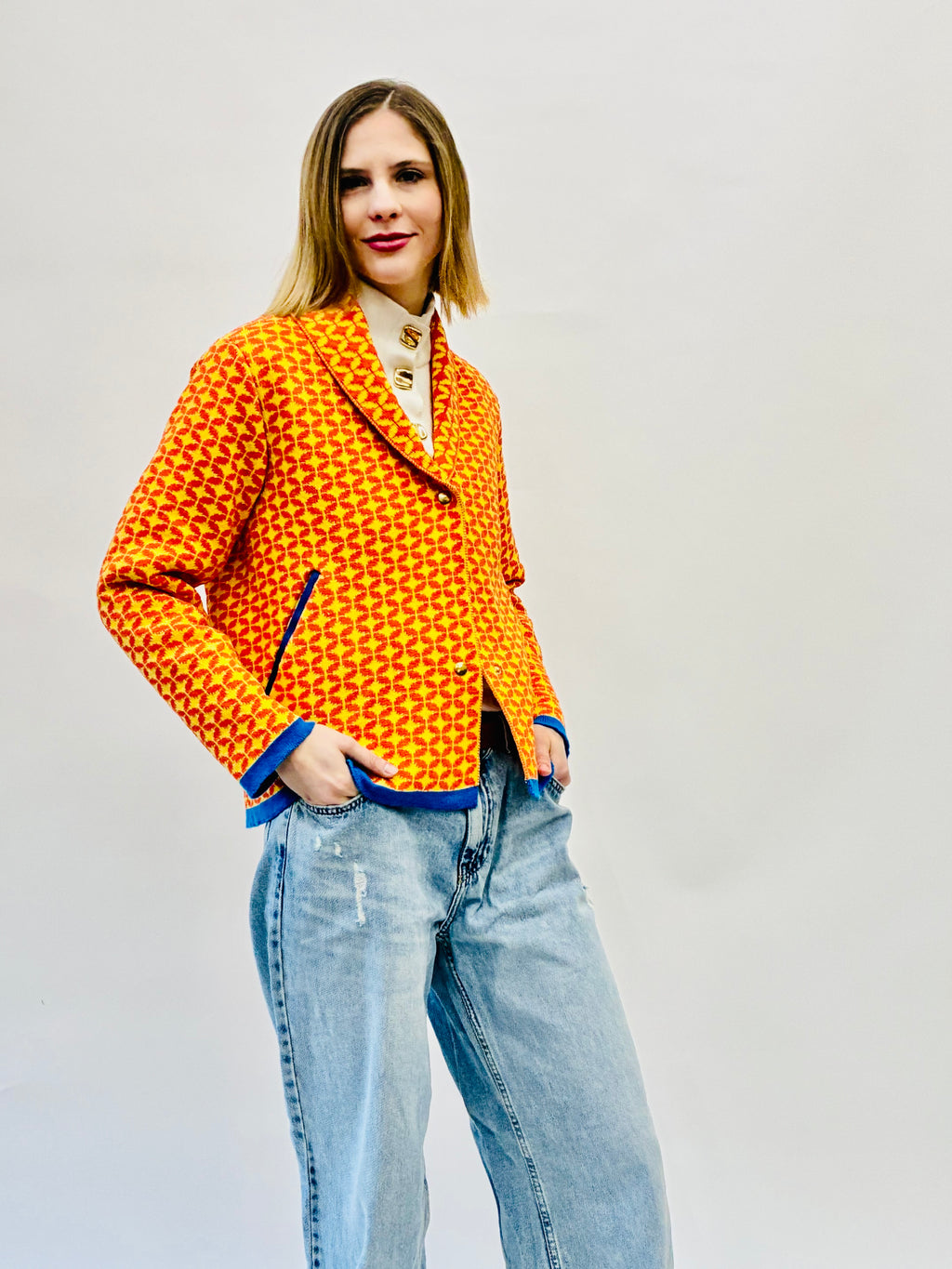Tile Short Coat