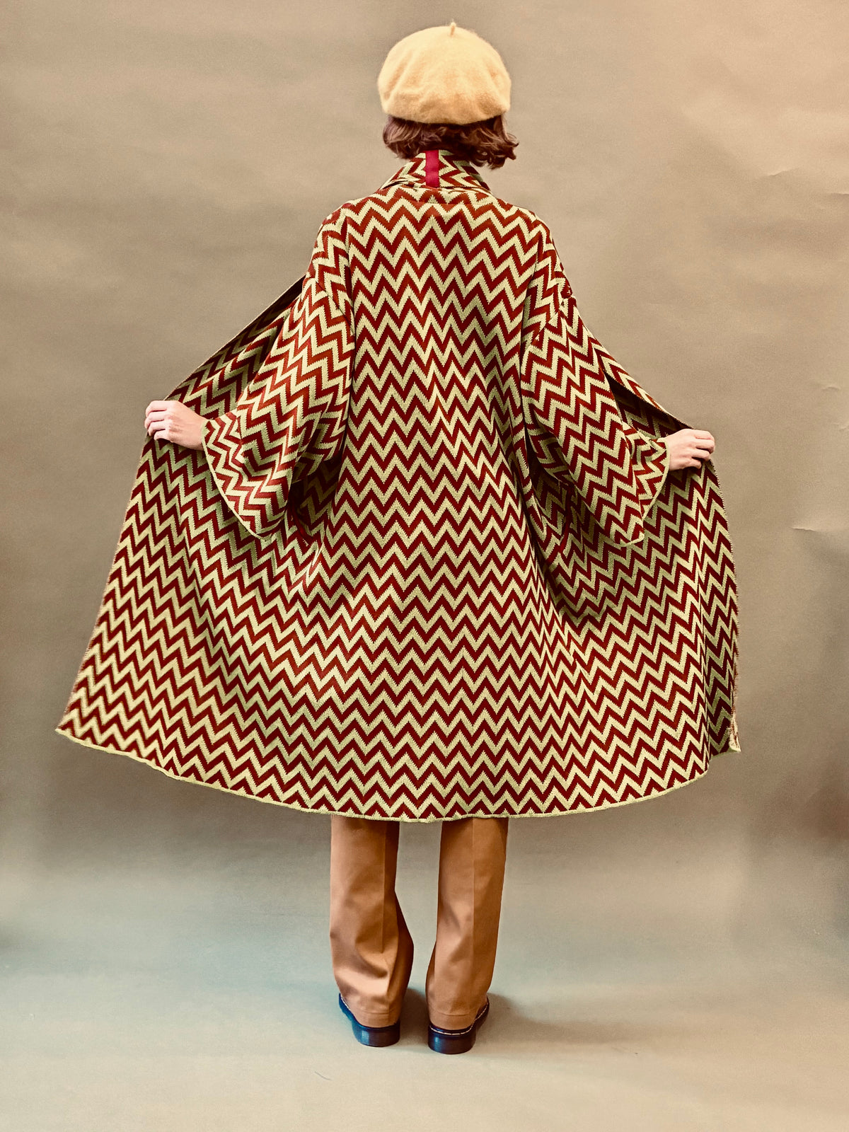 Zigzag Kimono Coat
