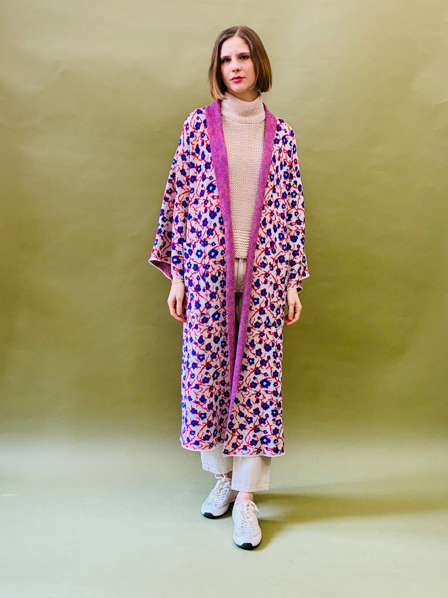 Cherry Blossom Kimono Coat