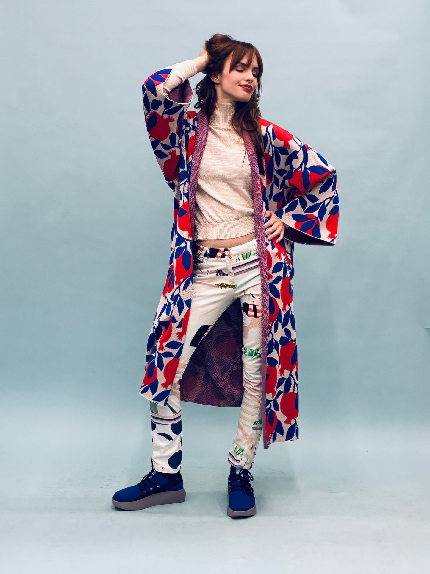 Pomegranates Kimono Coat