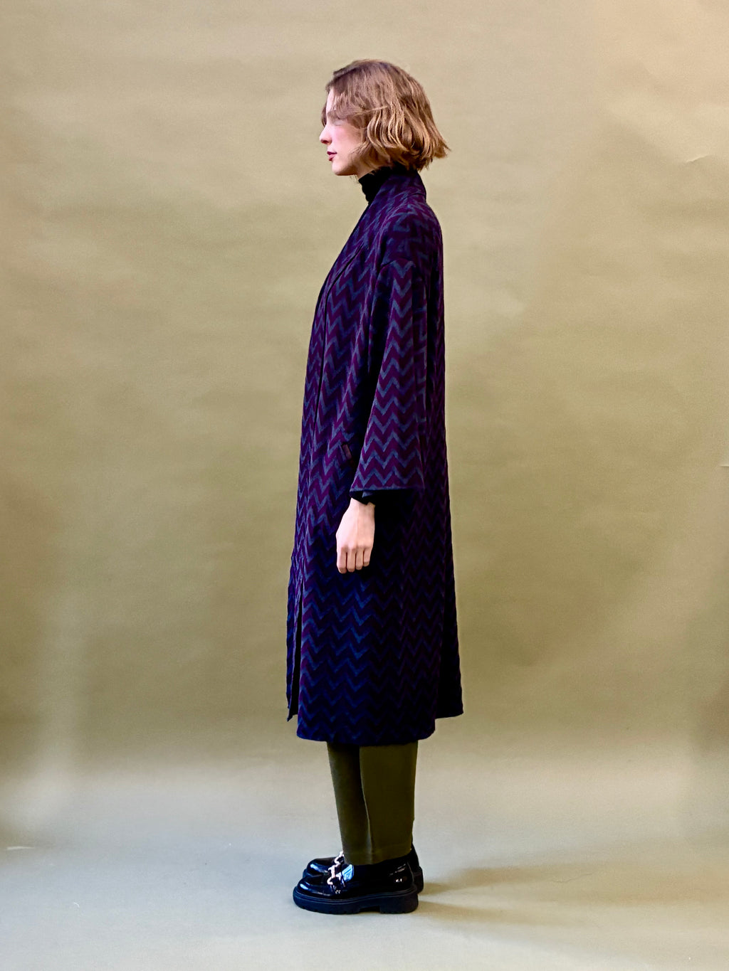 Zigzag Kimono Coat