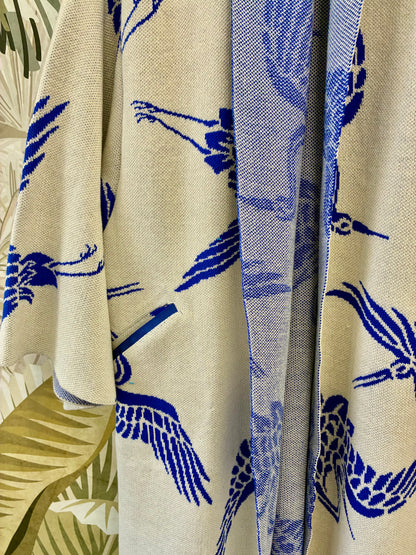 Crane Kimono Coat