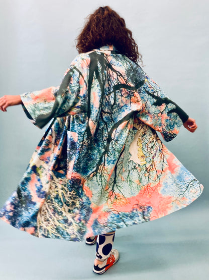 Blue Earth Double Sided Kimono