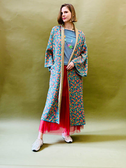 Cherry Blossom Kimono Coat