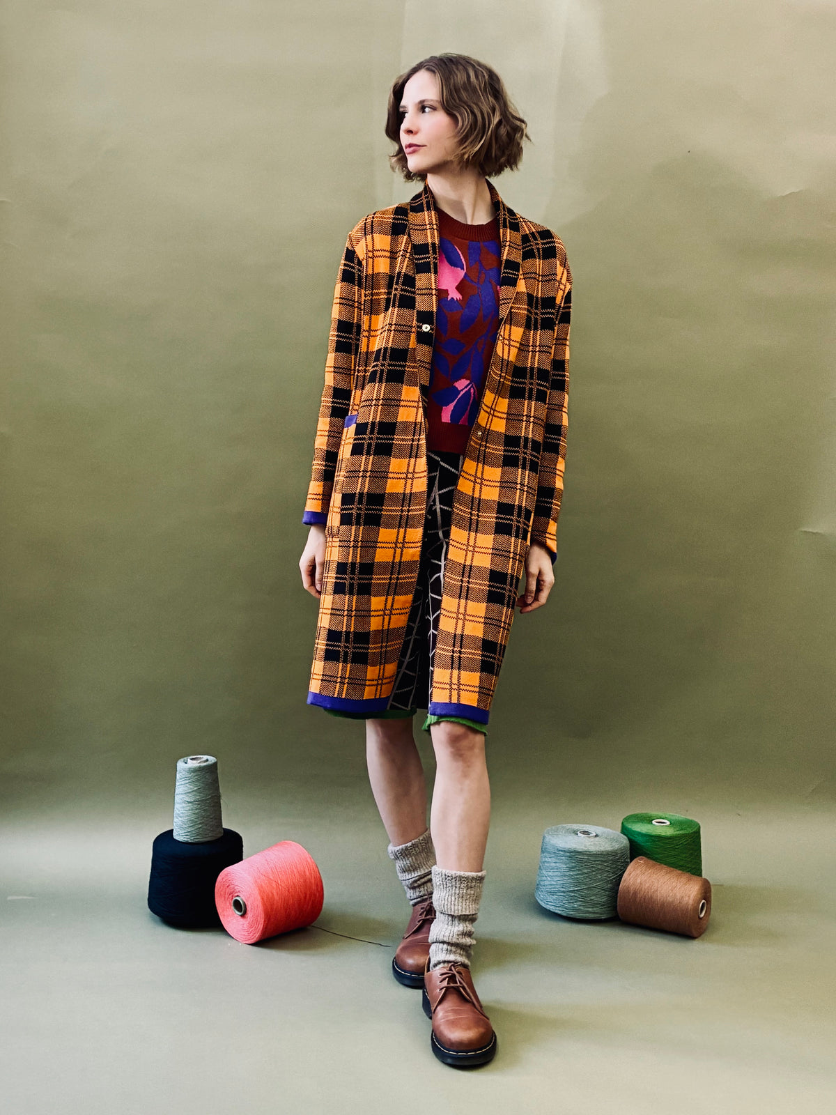 Checkered Coat