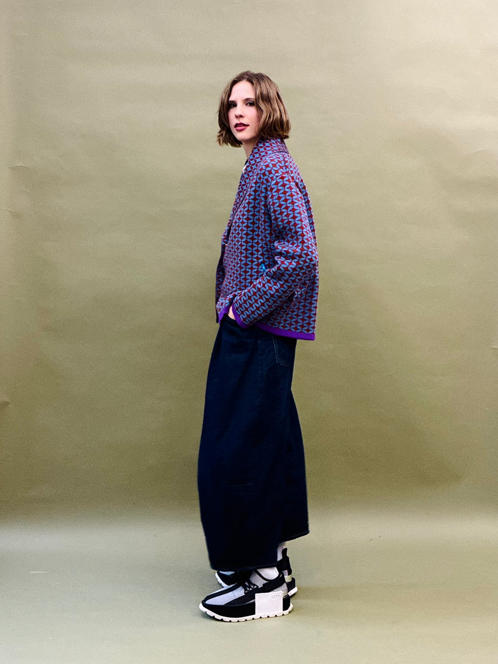 Tile Short Coat