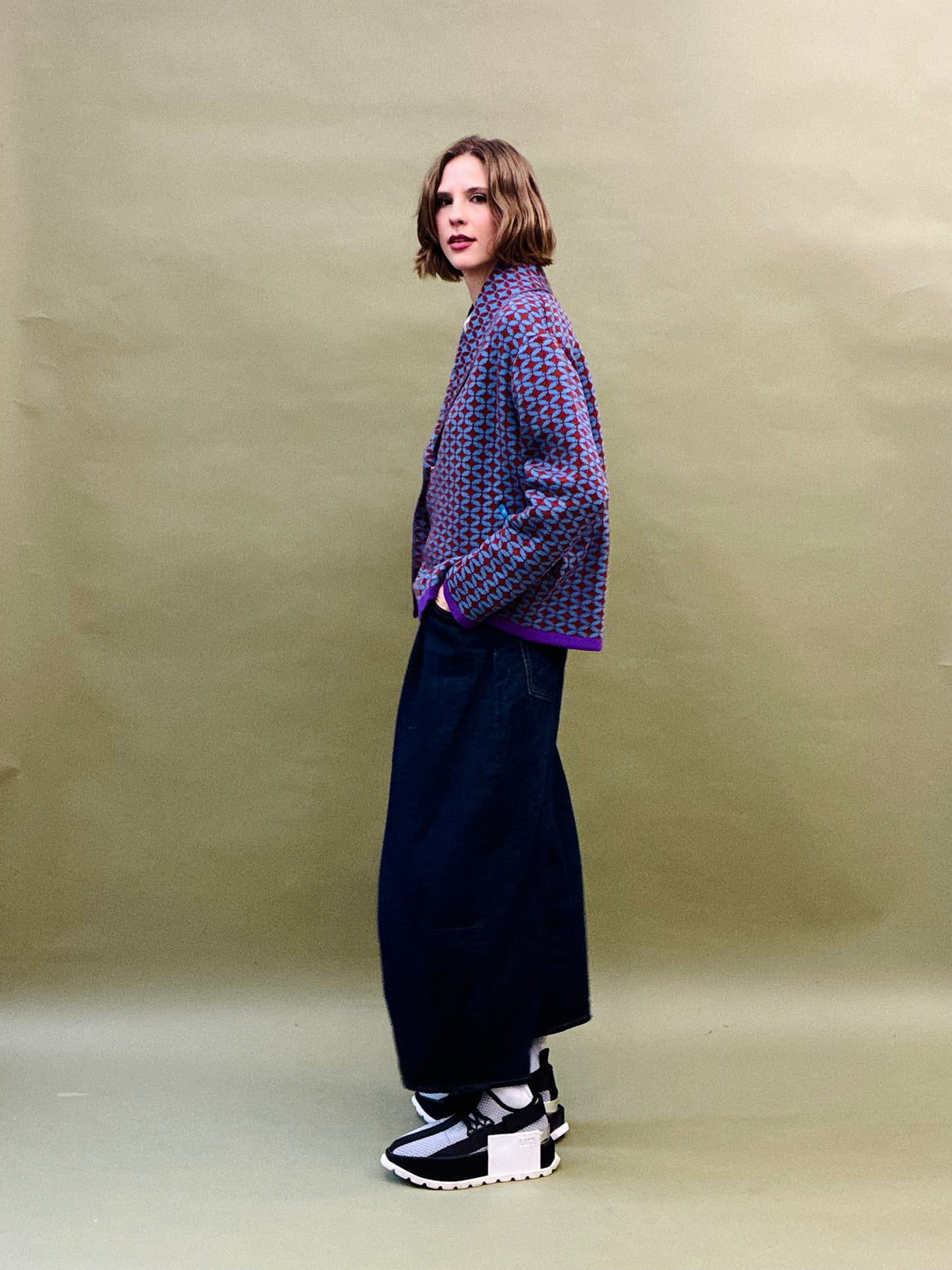 Tile Short Coat