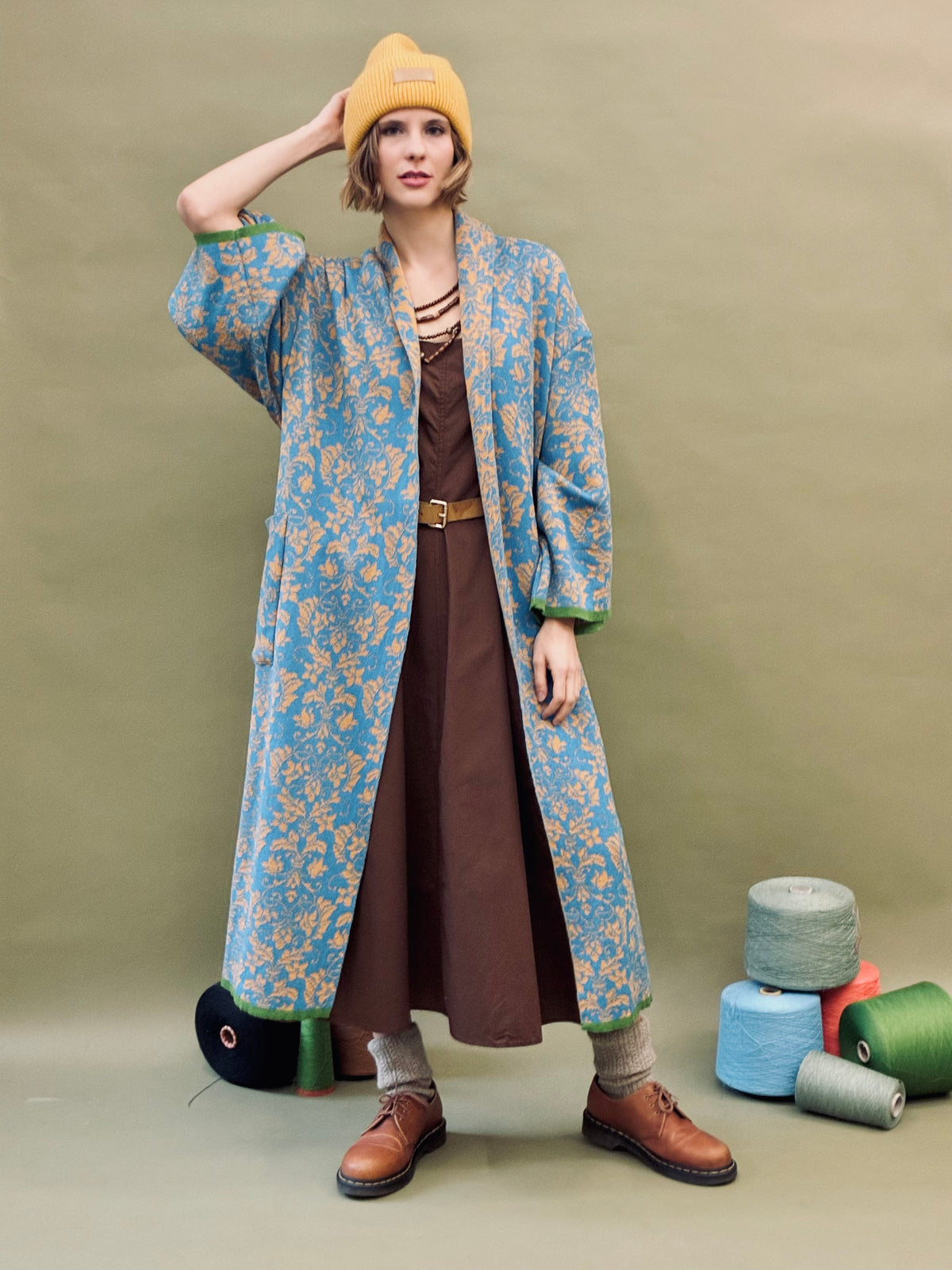 Baroque Kimono Coat
