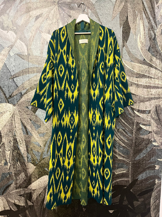 Ikat Kimono Coat