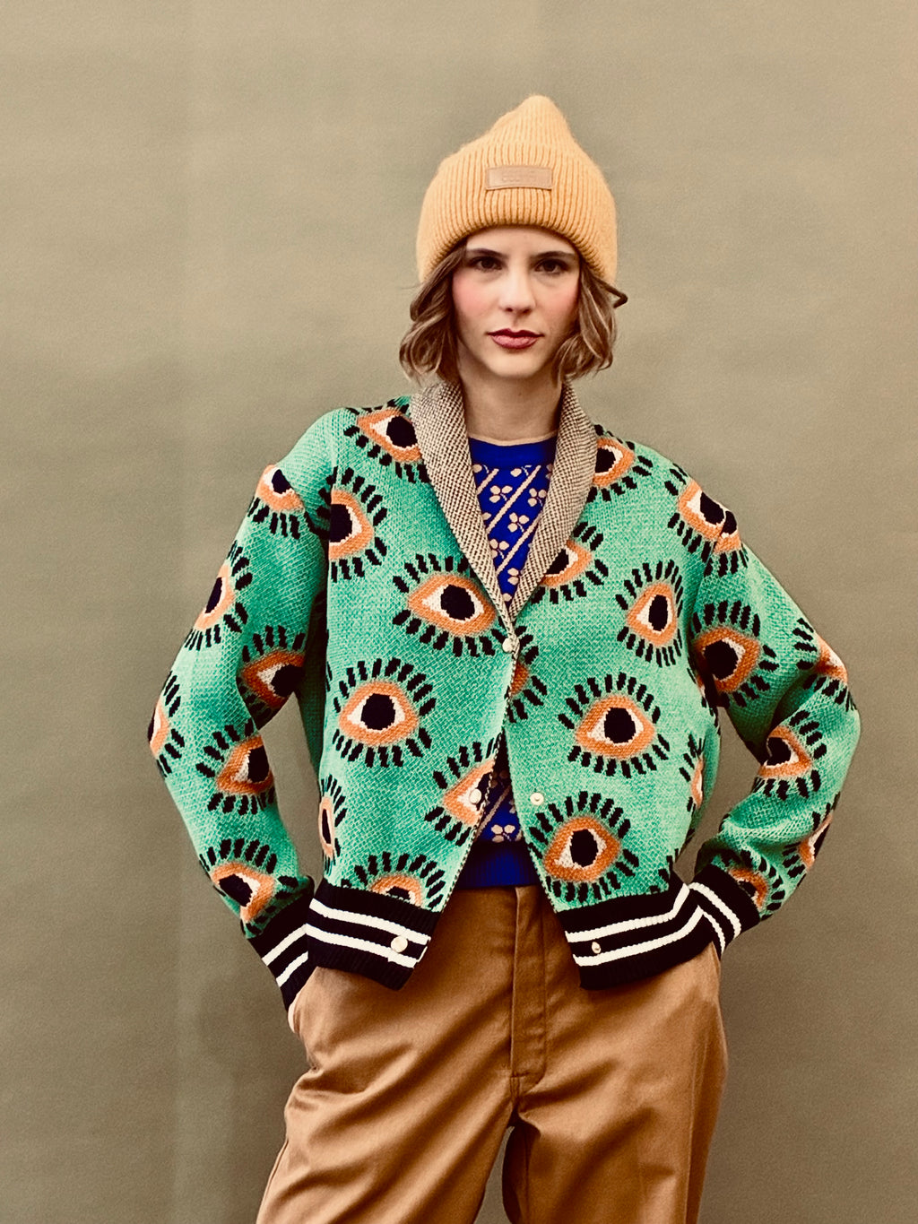 Eyes Bomber Jacket