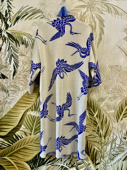 Crane Kimono Coat