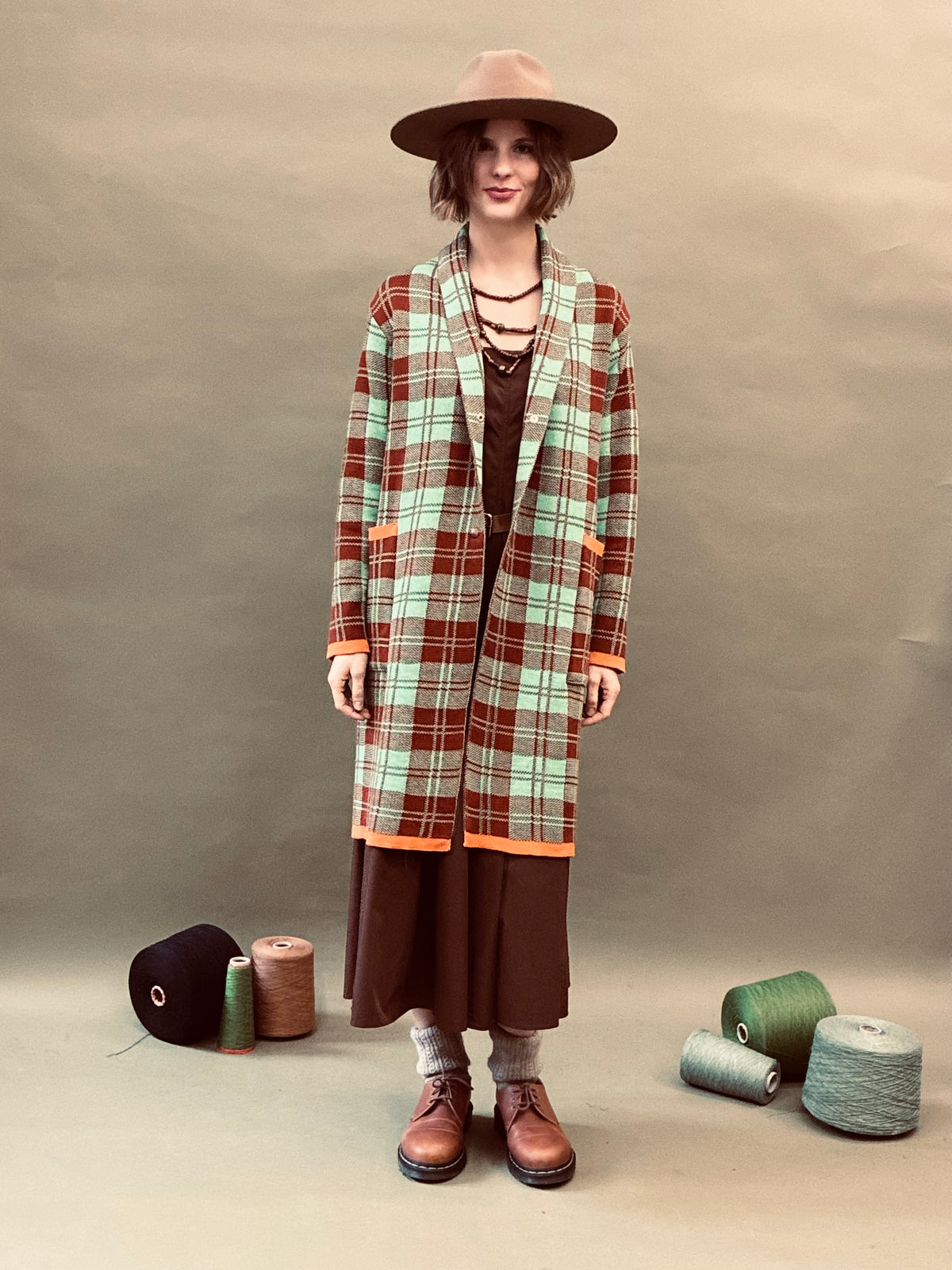 Checkered Coat