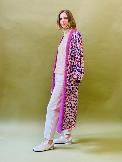 Cherry Blossom Kimono Coat