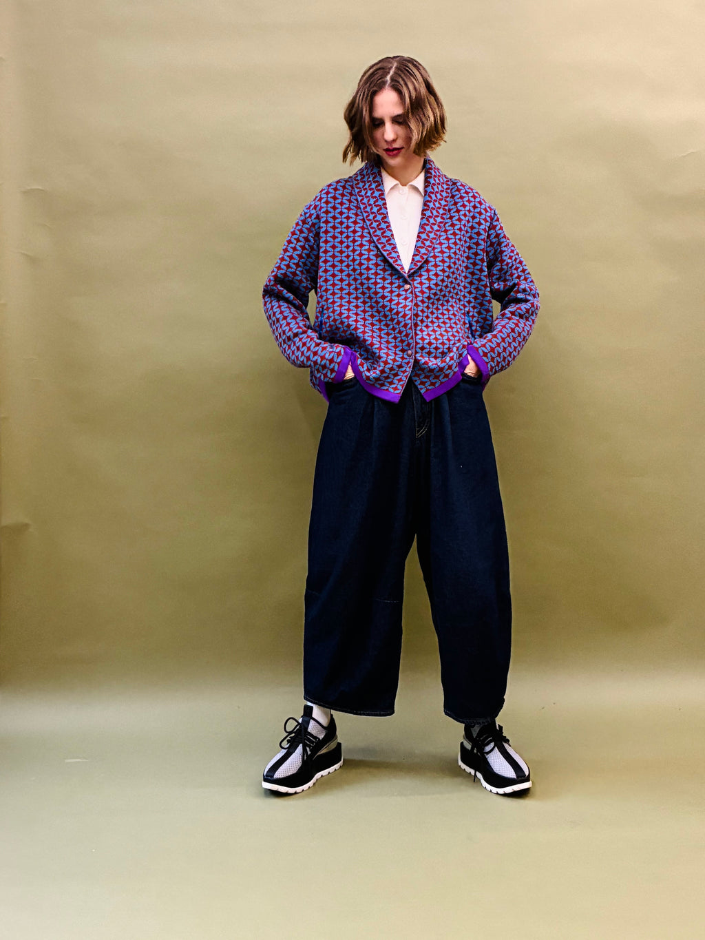 Tile Short Coat