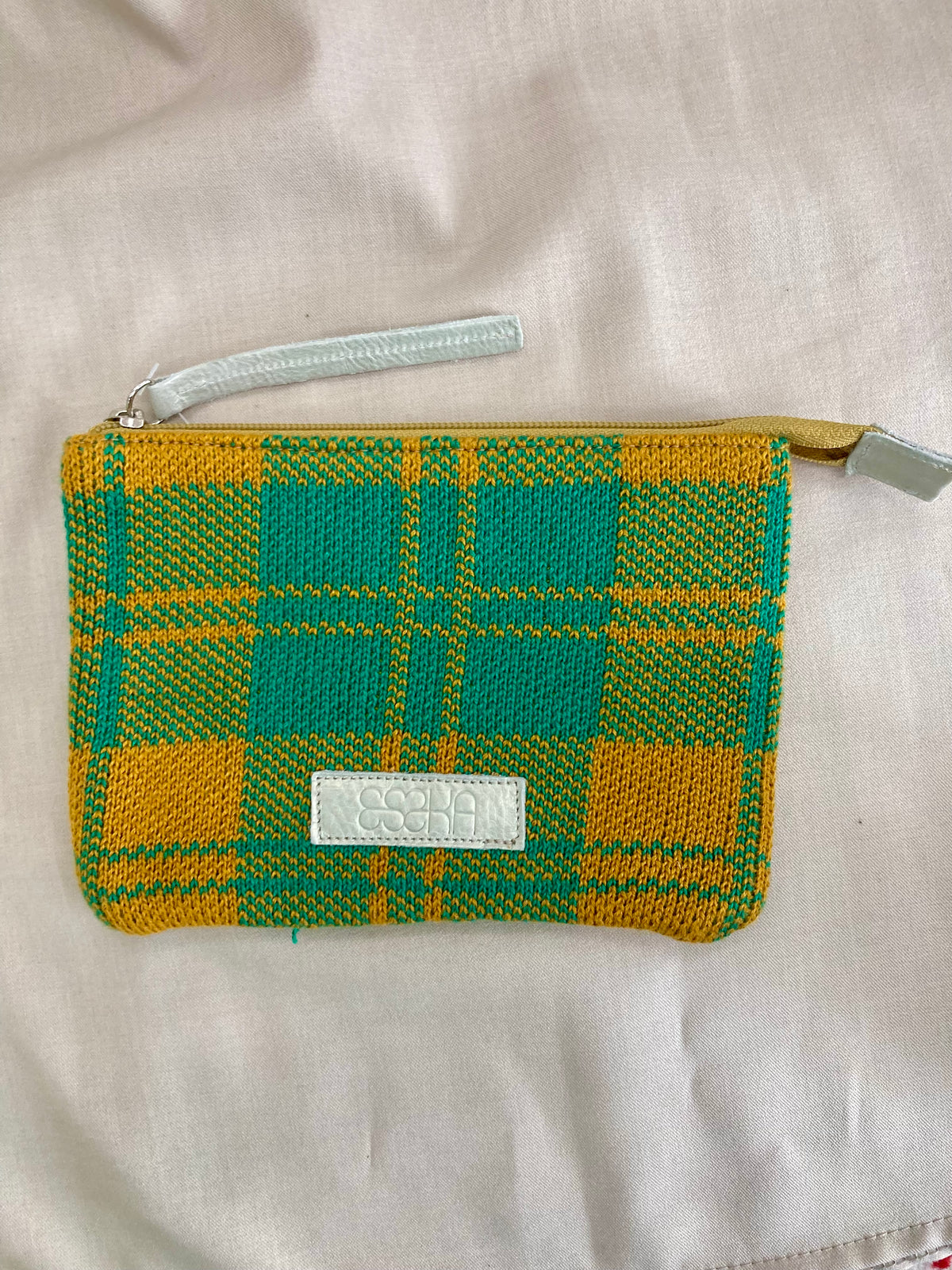 Checkered Mini Clutch