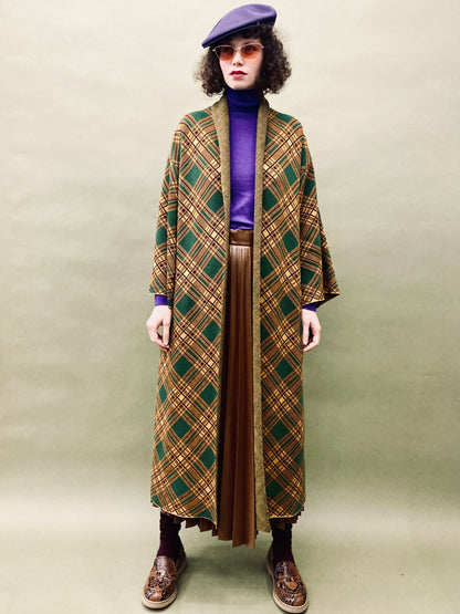 Tartan Kimono Coat