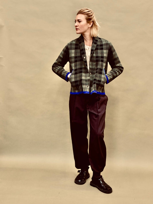 Checkered Short Coat