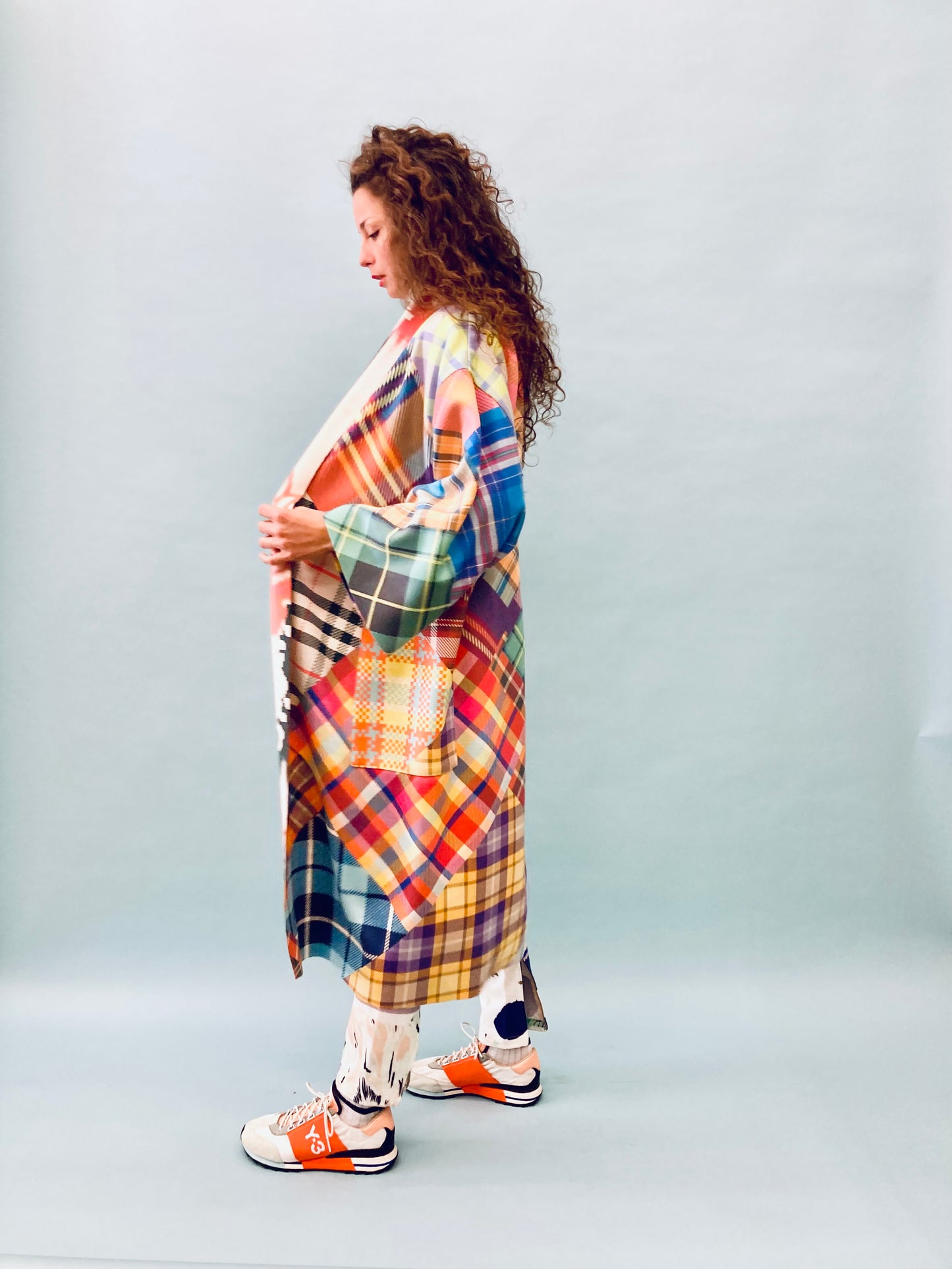 Tartan Double Sided Kimono