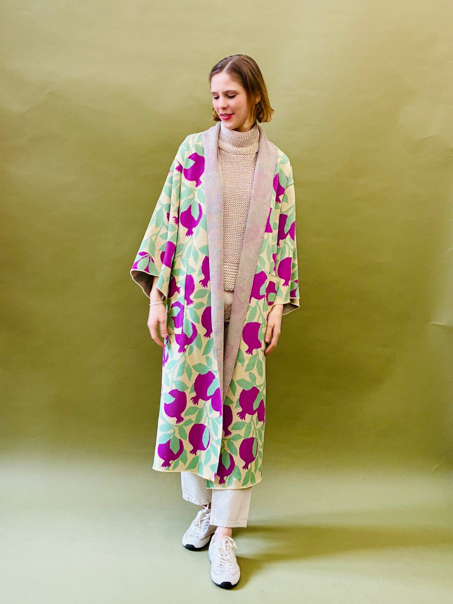Pomegranates Kimono Coat