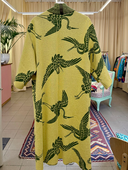 Crane Kimono Coat