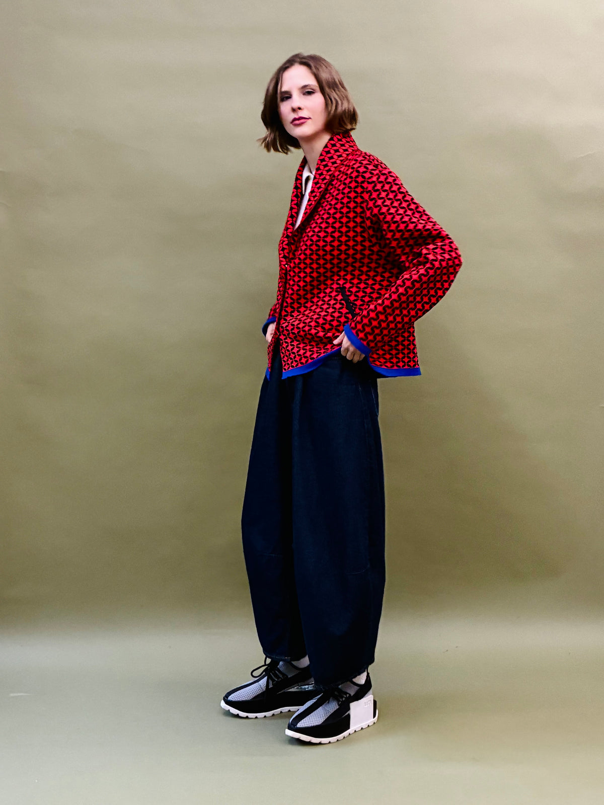 Tile Short Coat