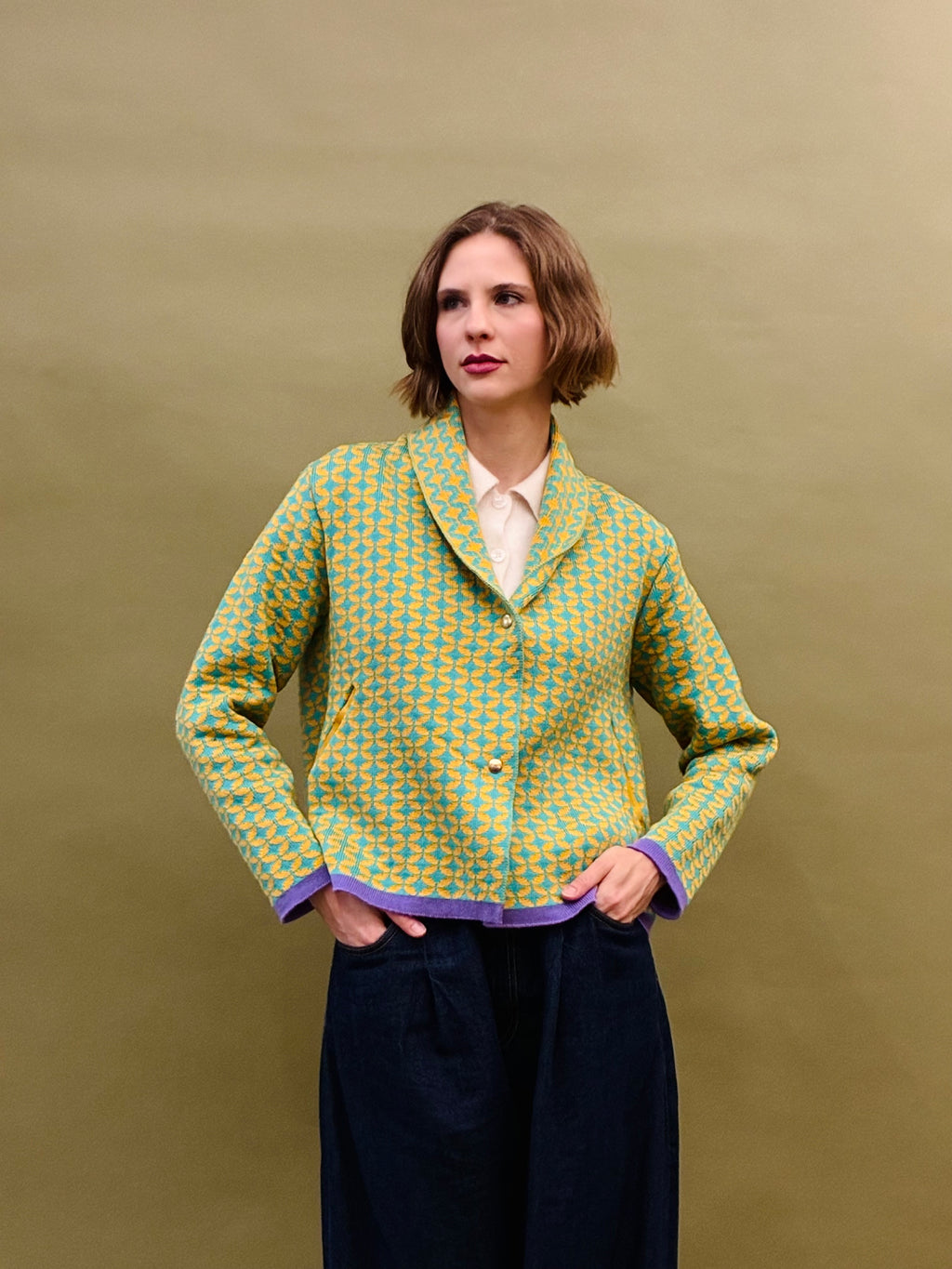 Tile Short Coat