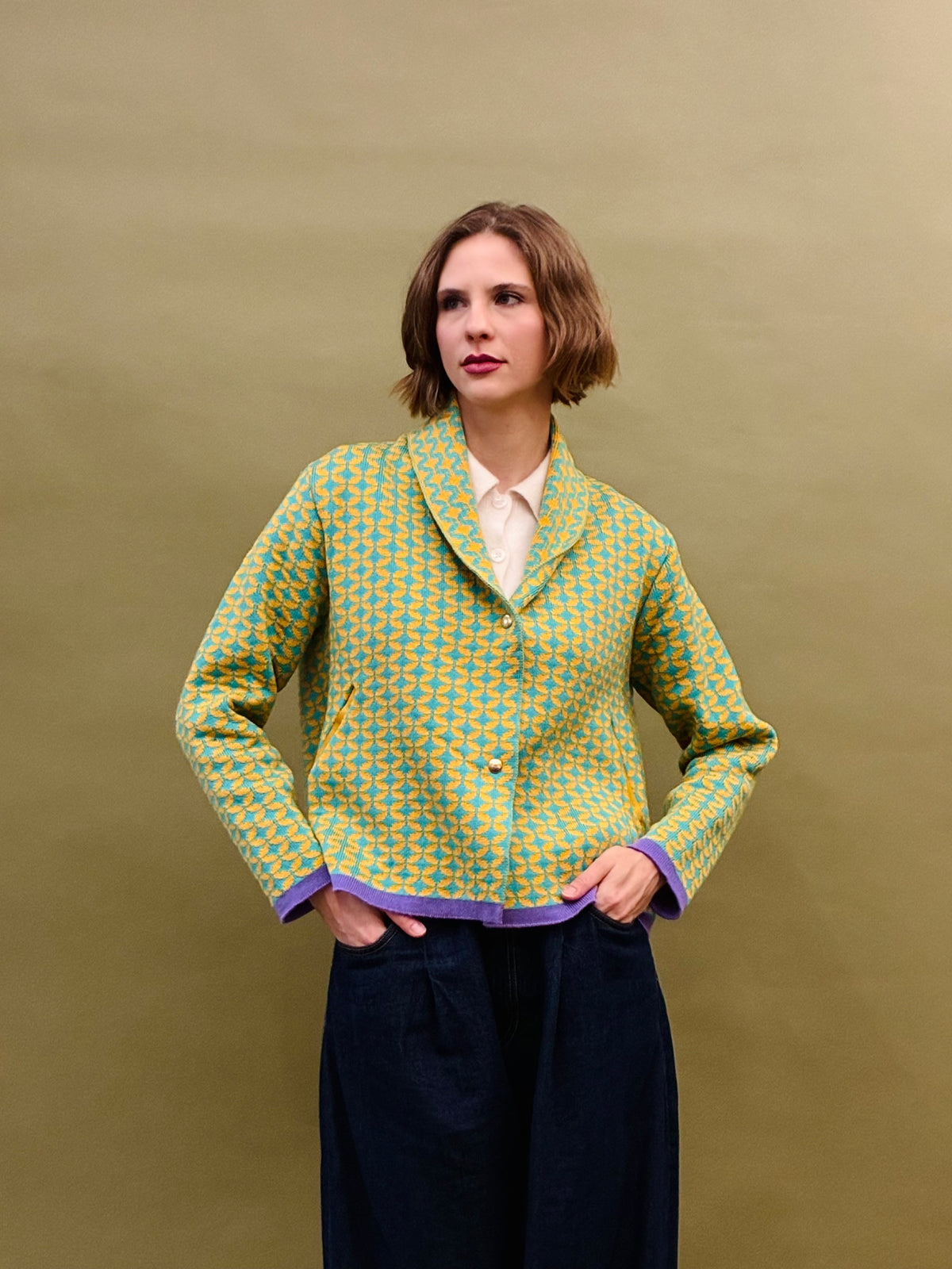 Tile Short Coat