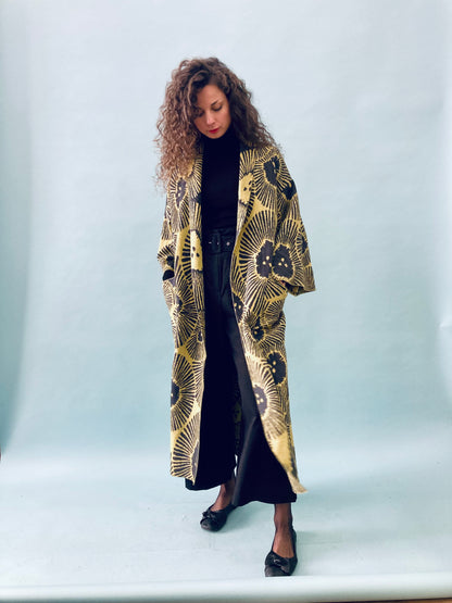 Sunflower Kimono Coat