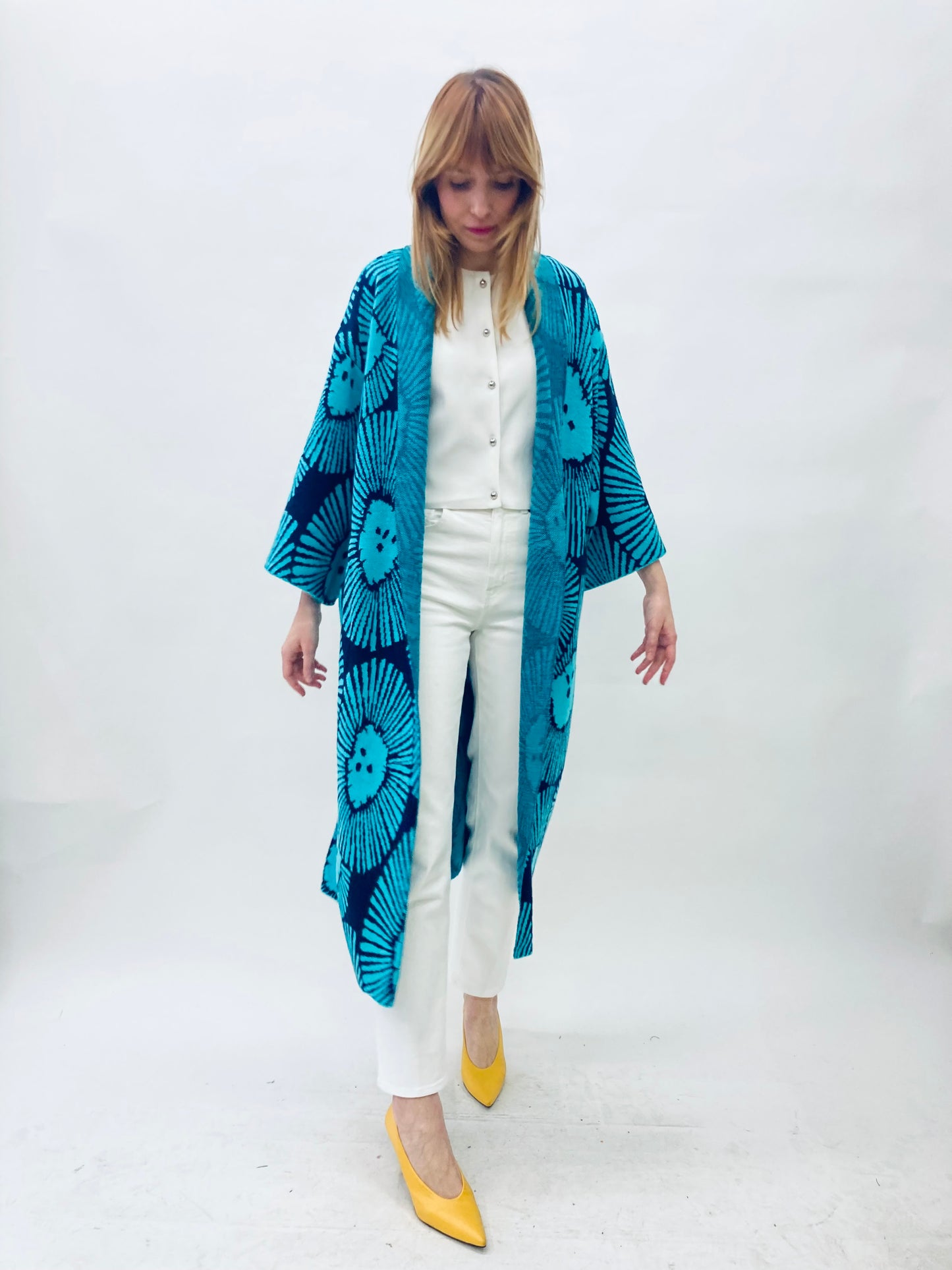 Sunflower Kimono Coat