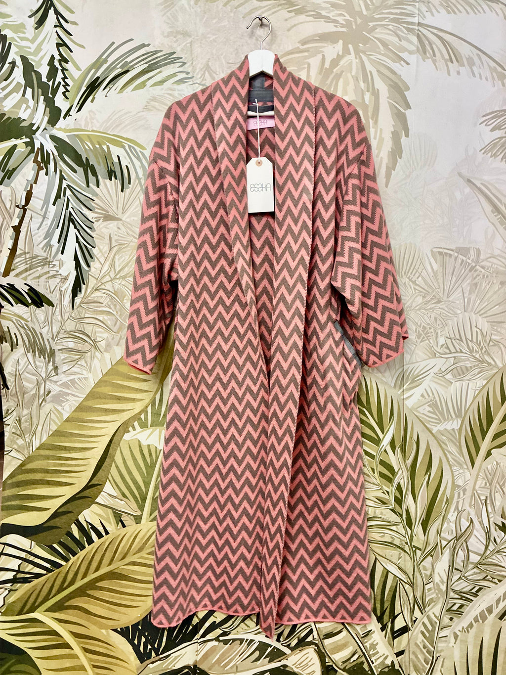 Zigzag Kimono Coat