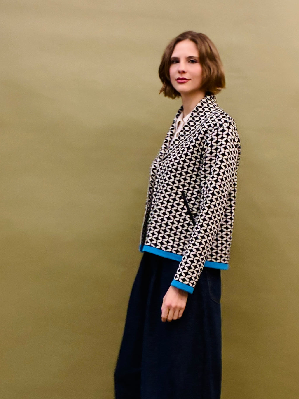 Tile Short Coat