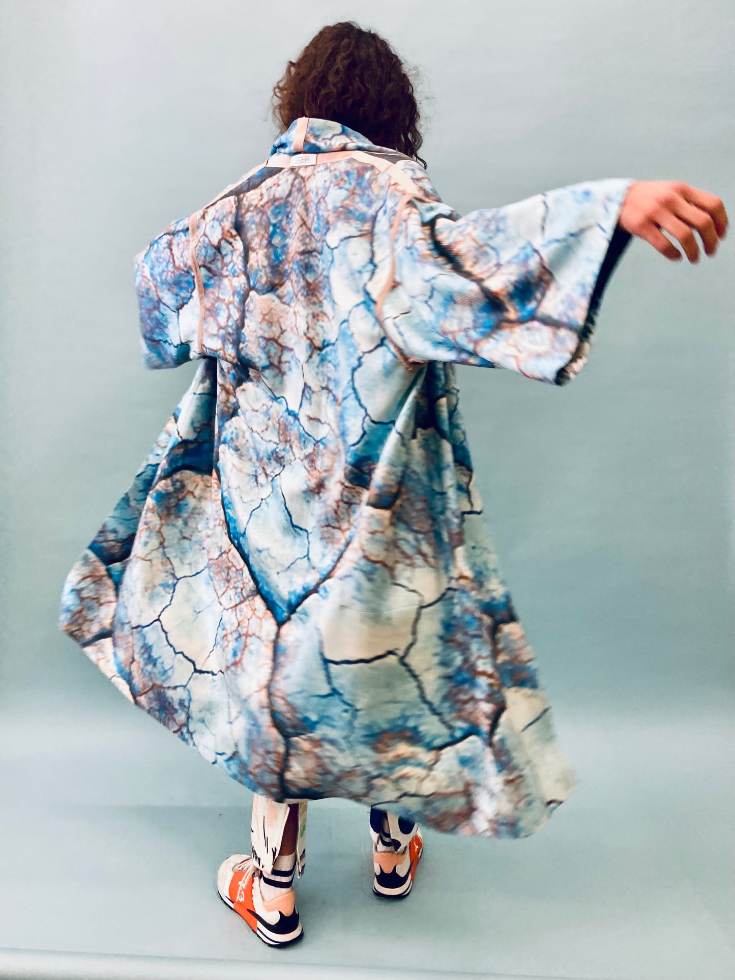 Blue Earth Double Sided Kimono