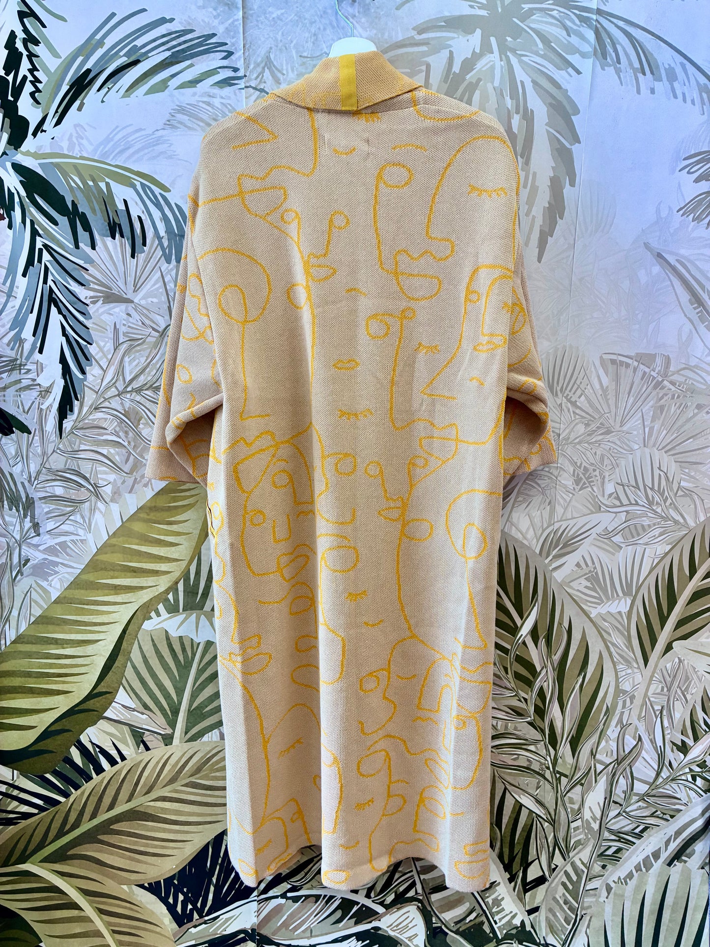 Faces Kimono Coat
