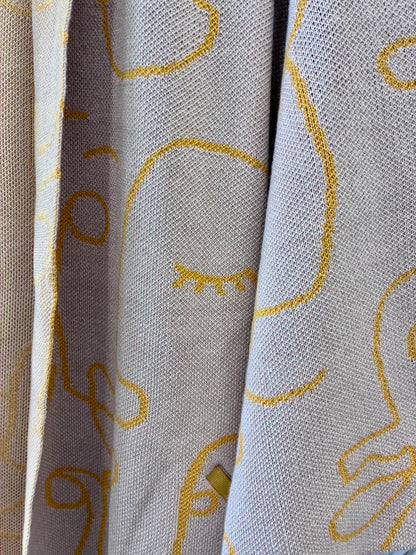 Faces Kimono Coat