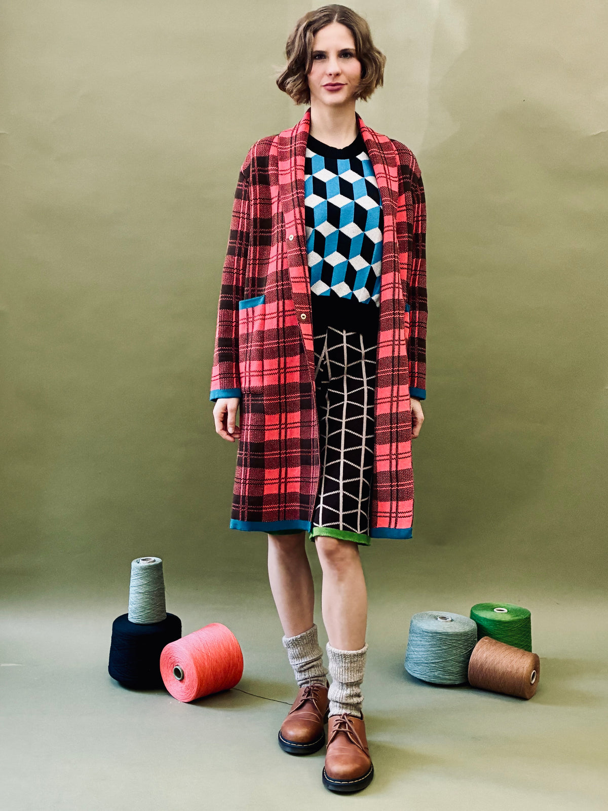 Checkered Coat
