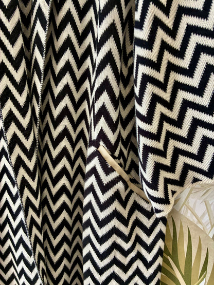 Zigzag Kimono Coat